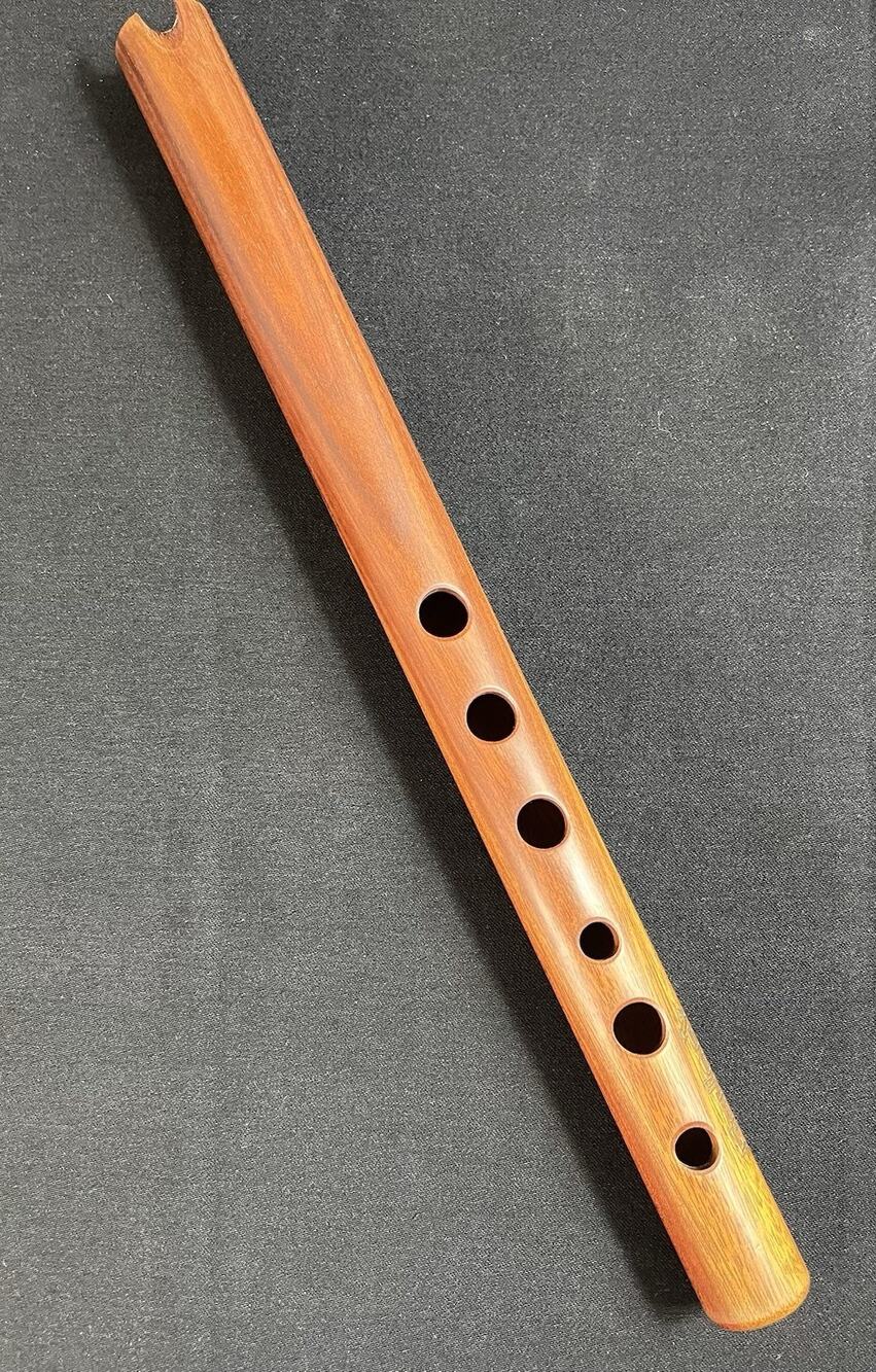 NEW Peruvian Quena Flute Palisangre Wood Exotic Natural Grain Case Included